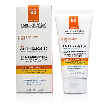 Anthelios 60 Melt-In Leche Protectora Solar (Rostro y Cuerpo) (Embalaje Ligeramente Dañado)