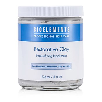 Bioelements Restorative Clay Pore Refining Treatment Mascarilla Tratamiento Poro Afinador (Tamaño Salón, Piel Grasa-Mixta)
