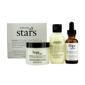 All Stars Kit: Purity Made Simple Limpiador 60ml/2oz + When Hope Is Not Enough Suero 30ml/1oz + Hope In A Jar 60ml/2oz