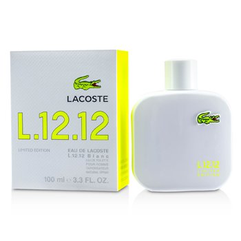 Eau De Lacoste L.12.12 Blanc Eau De Toilette Spray (Edición Limitada)