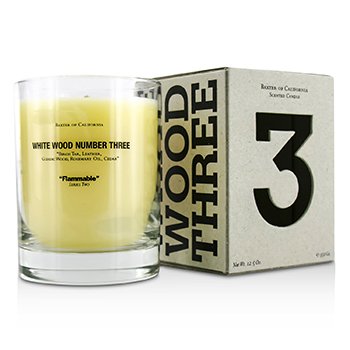 Scented Candles - White Wood Three