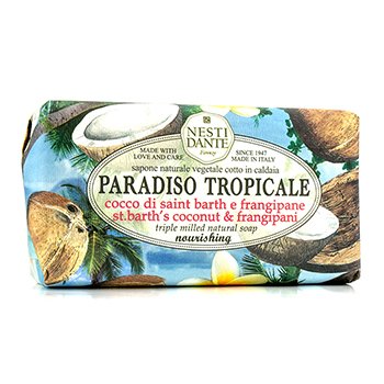 Jabón natural triturado triple Paradiso Tropicale - St. Barth's Coconut & Frangipani