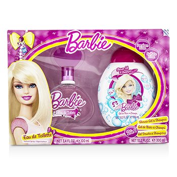 Barbie Coffret: Eau De Toilette Spray 100ml/3.4oz + Champú & Gel De Ducha 300ml/10.2oz