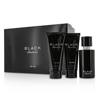 Black Coffret: Eau De Parfum Spray 100ml/3.4oz + Loción Corporal 100ml/3.4oz + Gel de Ducha 100ml/3.4oz