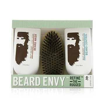 Beard Envy Kit: Beard Wash 88ml + Beard Control 88ml + cepillo 1pcs