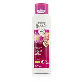 Organic Rose & Pea Protein Repair & Care Shampoo (For Dry, Damaged Hair)