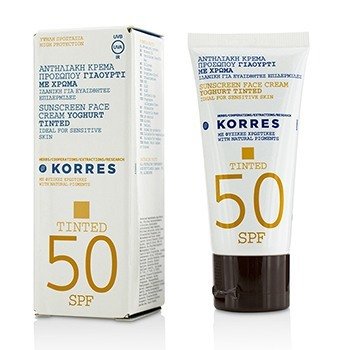 Yoghurt Crema Protectora Solar Facial con Tinte SPF50 - Ideal Para Piel Sensible