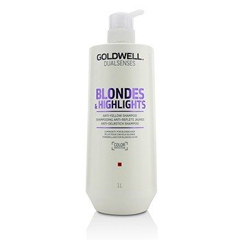 Goldwell Dual Senses Blondes & Highlights Champú Anti-Amarillo (Luminosidad Para Cabello Rubio)