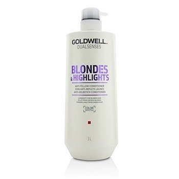 Goldwell Dual Senses Blondes & Highlights Acondicionador Anti-Amarillo (Luminosidad Para Cabello Rubio)