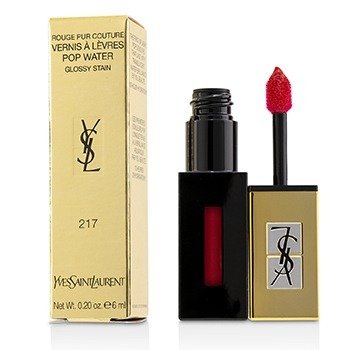 Rouge Pur Couture Vernis A Levres Pop Water Glossy Stain - #217 Red Spray