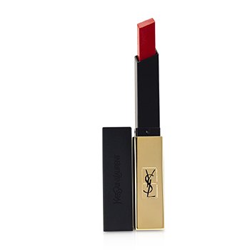 Yves Saint Laurent Rouge Pur Couture The Slim Leather Pintalabios Mate - # 10 Corail Antinomique