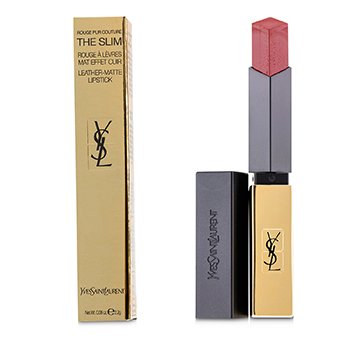 Yves Saint Laurent Rouge Pur Couture The Slim Leather Pintalabios Mate - # 23 Mystery Red