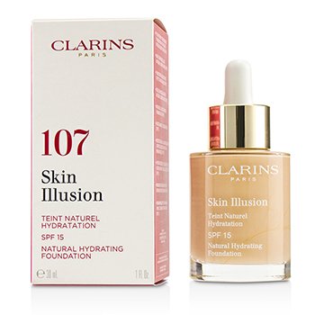 Clarins Skin Illusion Base Hidratante Natural SPF 15 # 107 Beige