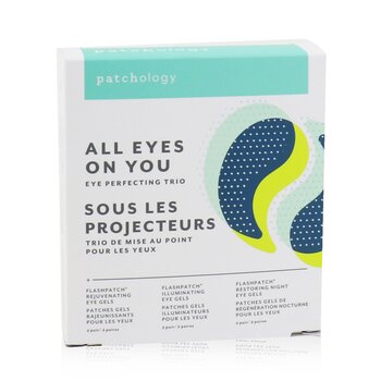 Kit FlashPatch Geles de Ojos - All Eyes On You Eye Perfecting Trio: Rejuvenecedor, Iluminador, Restaurador