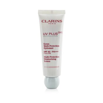 Clarins UV Plus [5P] Protector Solar Hidratante Multi-Protección Anti-Polución SPF 50 - Rose
