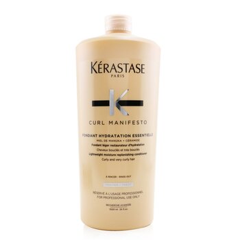 Curl Manifesto Fondant Hydratation Essentielle Acondicionador ligero que repone la humedad - Para cabello rizado y muy rizado (Tamaño salón)