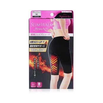 Pantalones cortos de compresión para deportes con soporte para quemar grasa - #Blacks (Talla: M)