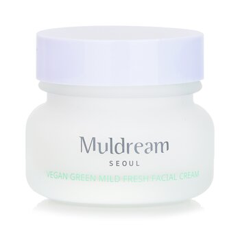 Crema Facial Vegana Verde Suave Fresca
