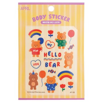 April Korea April Body Sticker - # AT 02