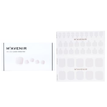 Mavenir Nail Sticker (White) - # Classic Crema Pedi