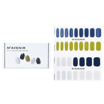 Mavenir Nail Sticker (Blue) - # Brillante Forest Nignt Nail