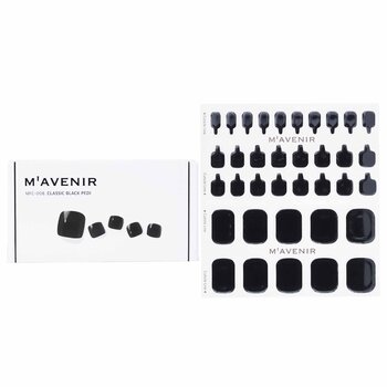 Mavenir Nail Sticker (Black) - # Classic Black Pedi