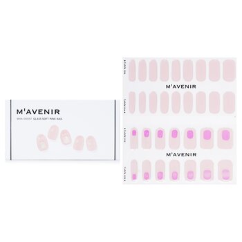 Mavenir Nail Sticker (Pink) - # Glass Soft Pink Nail
