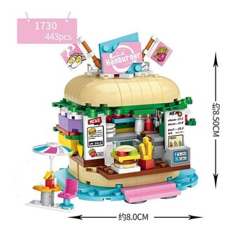 LOZ Dream Amusement Park Series - Tienda de hamburguesas