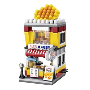 Loz LOZ Mini Blocks - Hong Kong Style Egg Waffle Shop Building Bricks Set