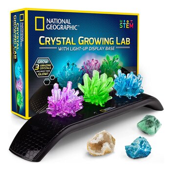 Kit de cultivo de cristales iluminados de National Geographic