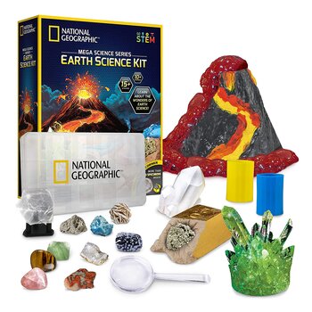 Exploraciones científicas de National Geographic: mega kit de ciencias de la tierra