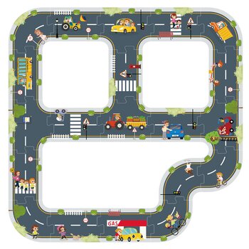 Tooky Toy Co City Road Puzzle