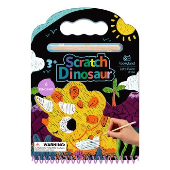 Scratch Book-Dinosaurio