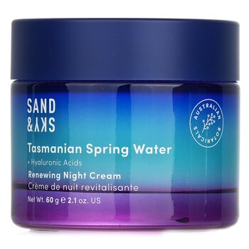 Sand & Sky Tasmanian Spring Water - Renewing Night Cream