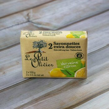 Le Petit Olivier Verbena Lemon Extra Mild Soap Bars 100g