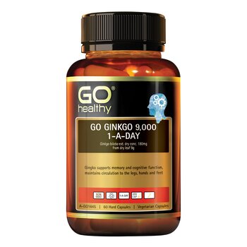 [Agente de ventas autorizado] GO Ginkgo 9000 1-A-DAY - 60 Vcaps
