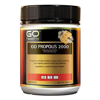 [Agente de ventas autorizado] GO Propolis 2000 mg - 200 cápsulas blandas