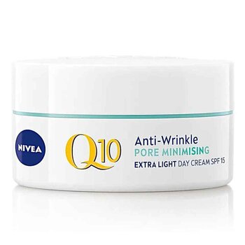 Crema de día minimizadora de poros antiarrugas Q10 Power (SPF15)