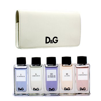 Dolce & Gabbana D&G Anthology Estuche: 1 Le Bateleur + 3 L'Imperatrice+ 6  L'Amoureux+ 10 La Roue de la Fortune+ 18 La Lune 5pcs+1bag México