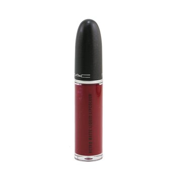 M.A.C Retro Color de Labios Líquido Mate - # 102 Dance With Me (Deep Cranberry Red) (Matte)