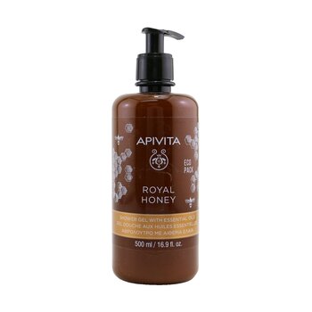 Apivita Royal Honey Gel de Ducha Cremoso con Aceites Esenciales - Ecopack