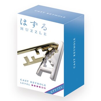 Hanayama | Keyhole Hanayama Metal Brainteaser Puzzle Mensa Clasificado Nivel 4