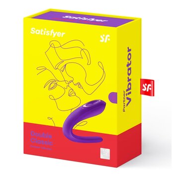 Satisfyer Dual Love Yellow - Estimulador de clítoris, amarillo