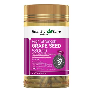 Healthy Care High Strength Grape Seed 58000mg