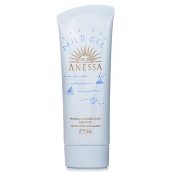 Anessa Mineral UV Sunscreen Mild Gel SPF35 For Sensitive Skin & Babies