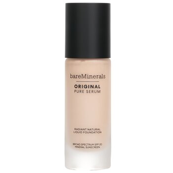 Bare Escentuals Original Pure Serum Radiant Natural Liquid Foundation Mineral SPF 20 - # Fair Cool 1