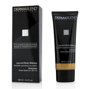 Dermablend Leg and Body Make Up Base Corporal Líquida Edificable Protectora Solar de Amplio Espectro SPF 25 - #Light Beige 35C