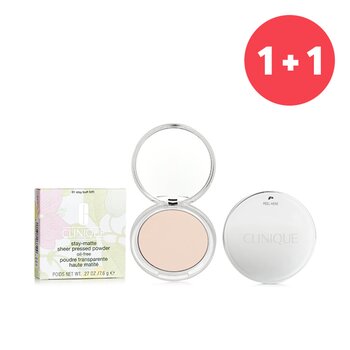 【1+1 Set】Stay Matte Powder Oil Free - No. 01 Stay Buff