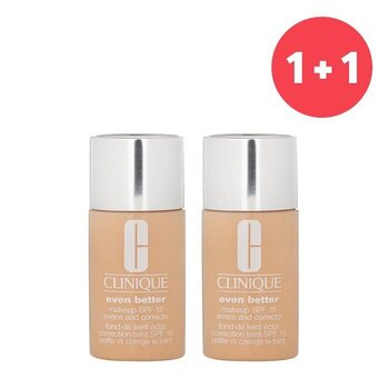 【1+1 Set】Even Better Makeup SPF15 (Dry Combination to Combination Oily) - No. 25 Buff