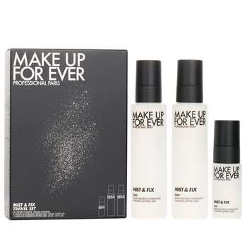 Make Up For Ever Mist & Fix Make Up Setting Spray Travel Set: Mist & Fix 100ml x 2 + Mist & Fix 30ml